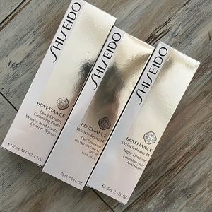 Shiseido day+night emulsion and cleansing foam